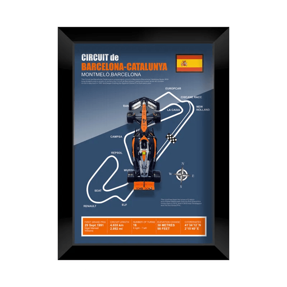 3D F1 Yarış Çerçevesi