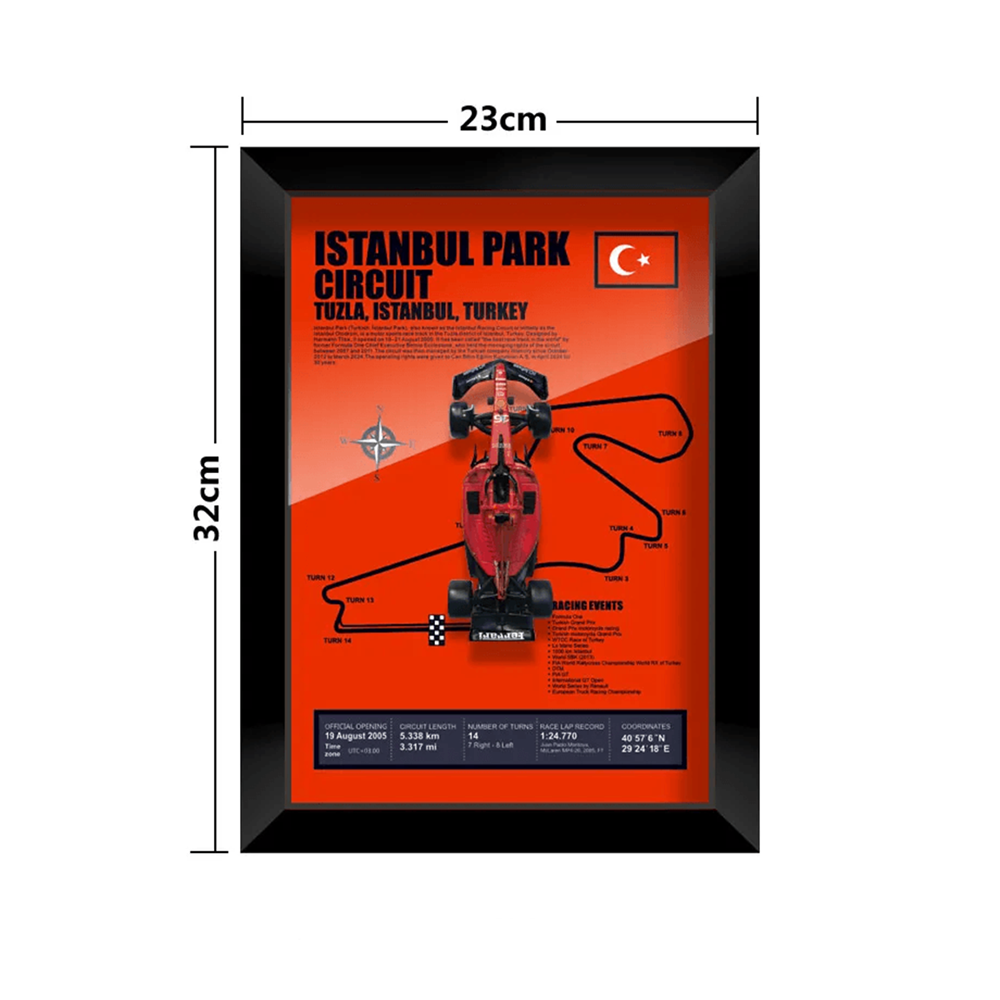 3D F1 Yarış Çerçevesi