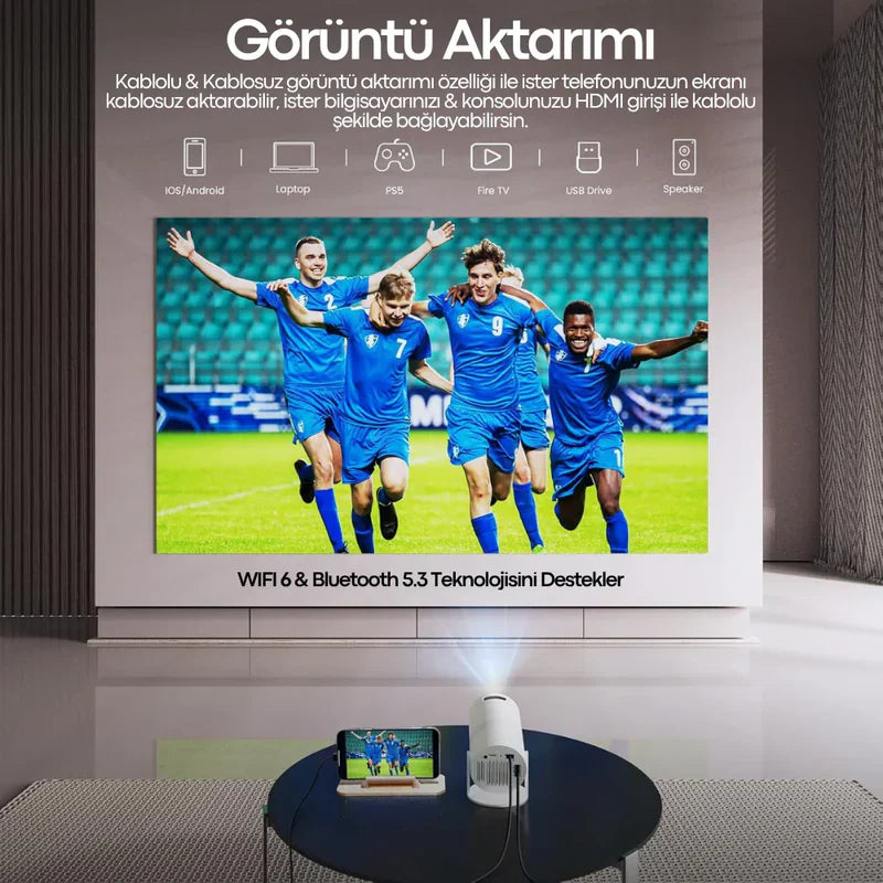 CastMax HD Projeksiyon | Evde Sinema Ortamı
