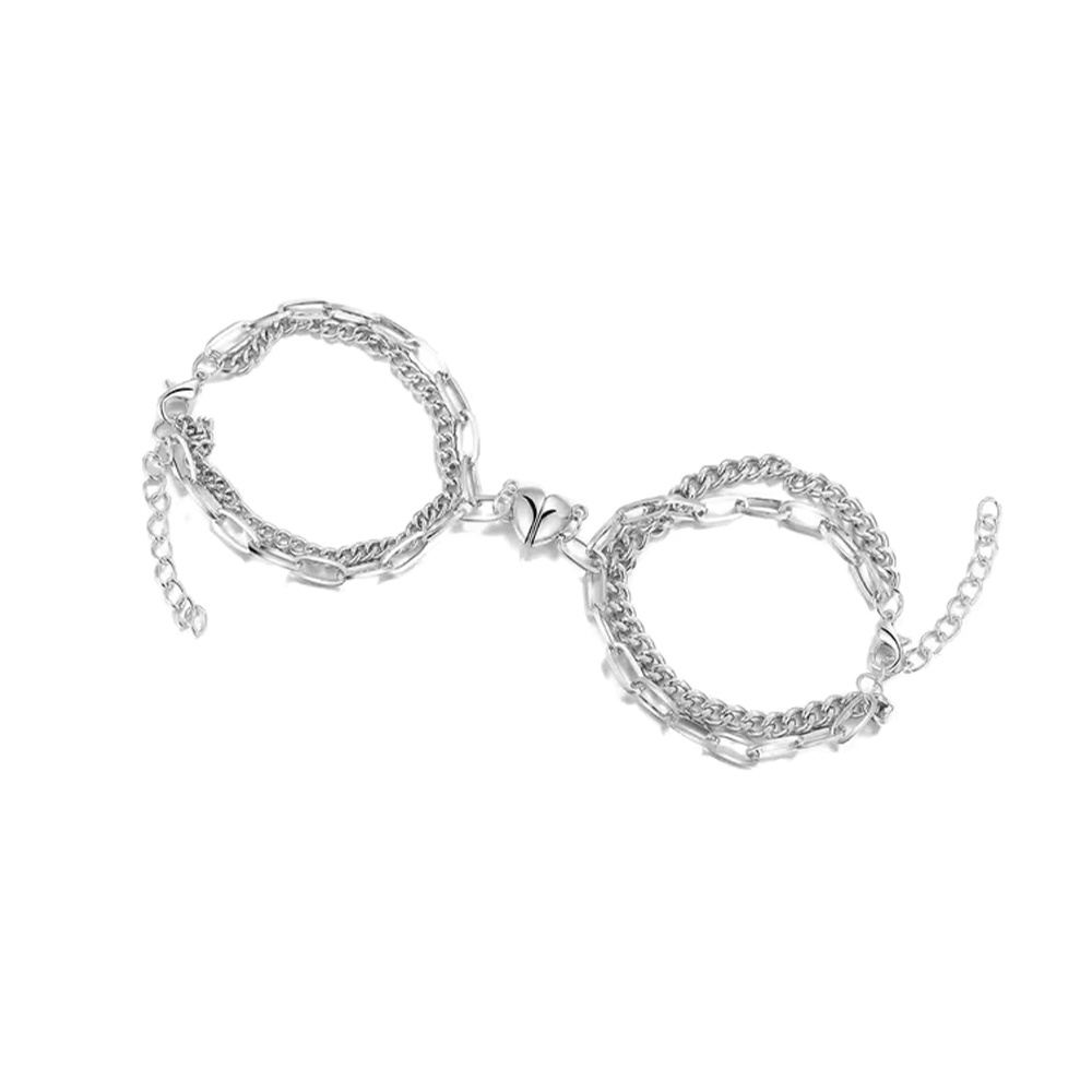 Romantic Heart Bracelet Connecting