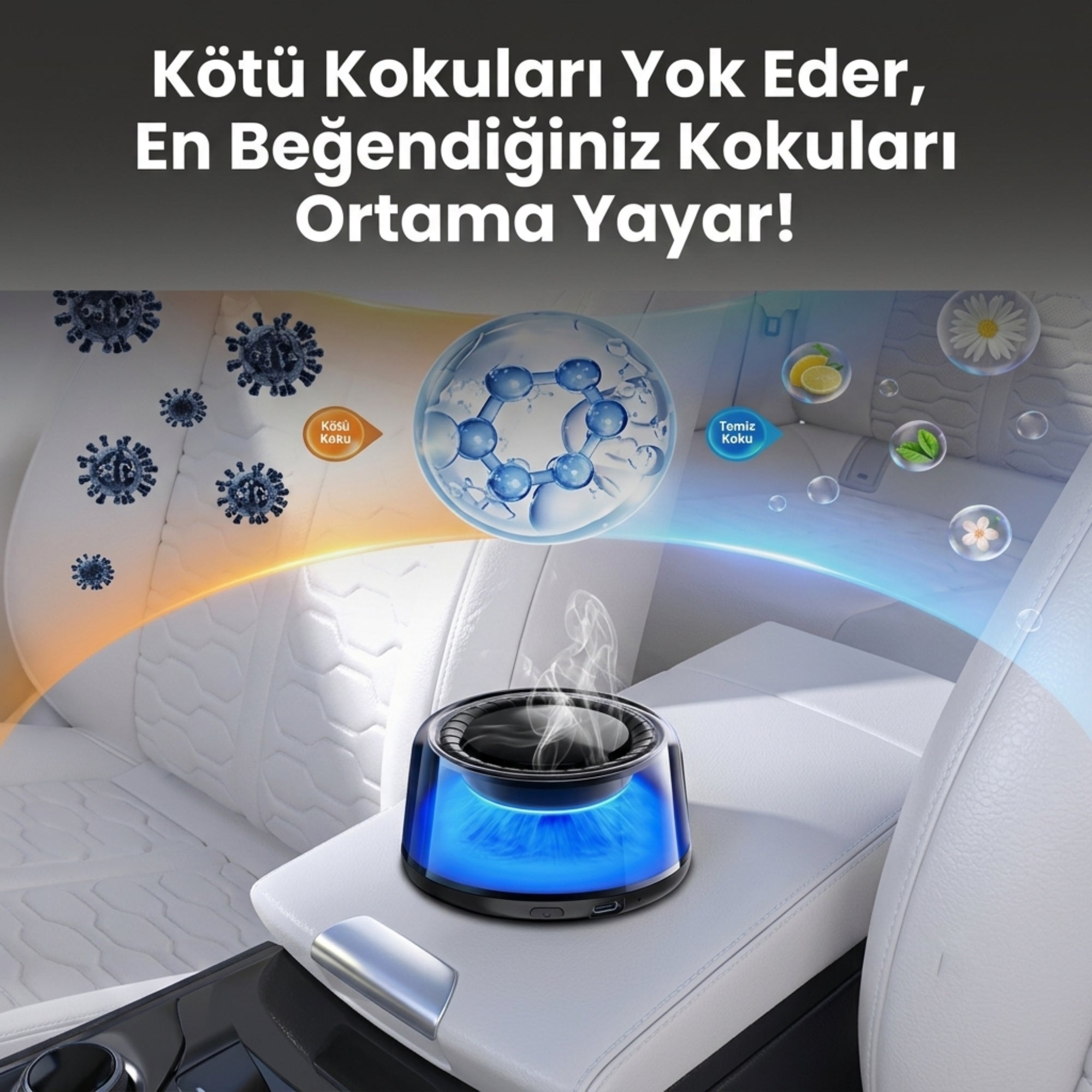 Araç İçi Koku Difüzörü