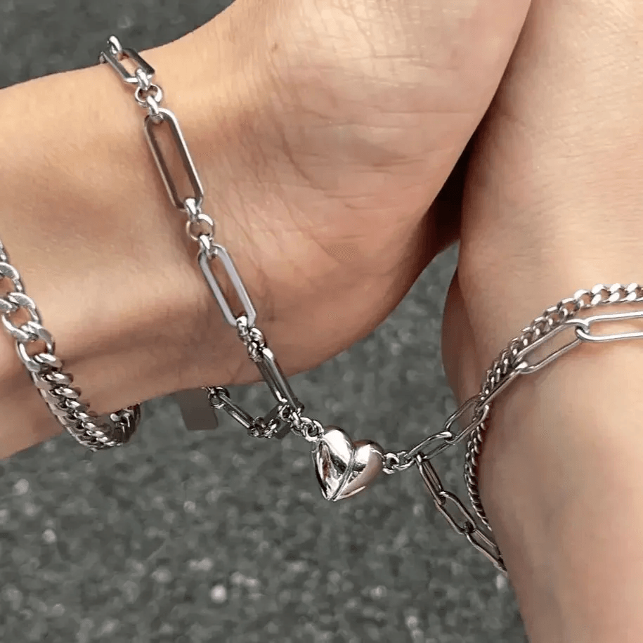 Romantic Heart Bracelet Connecting