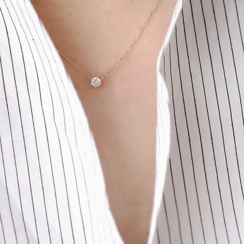 Minimalist Zircon Necklace