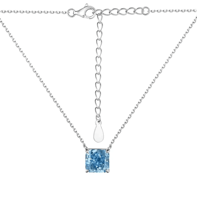 Square Diamond Necklace