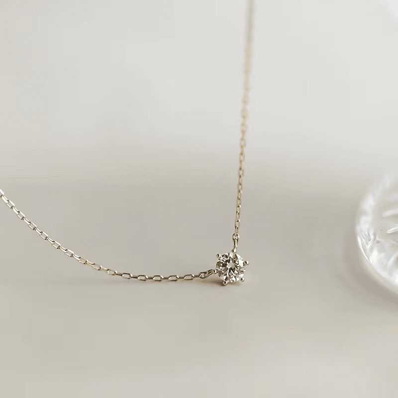 Minimalist Zircon Necklace