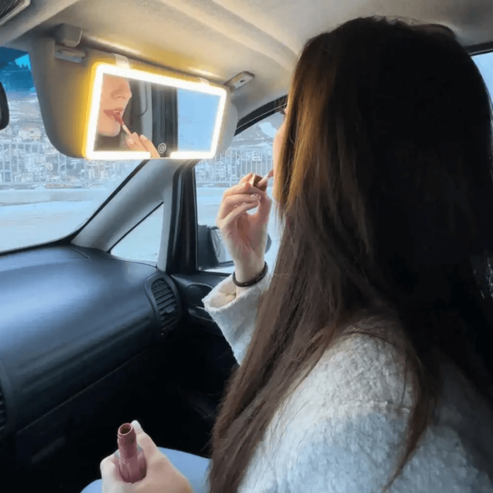 Car Lighted Makeup Mirror