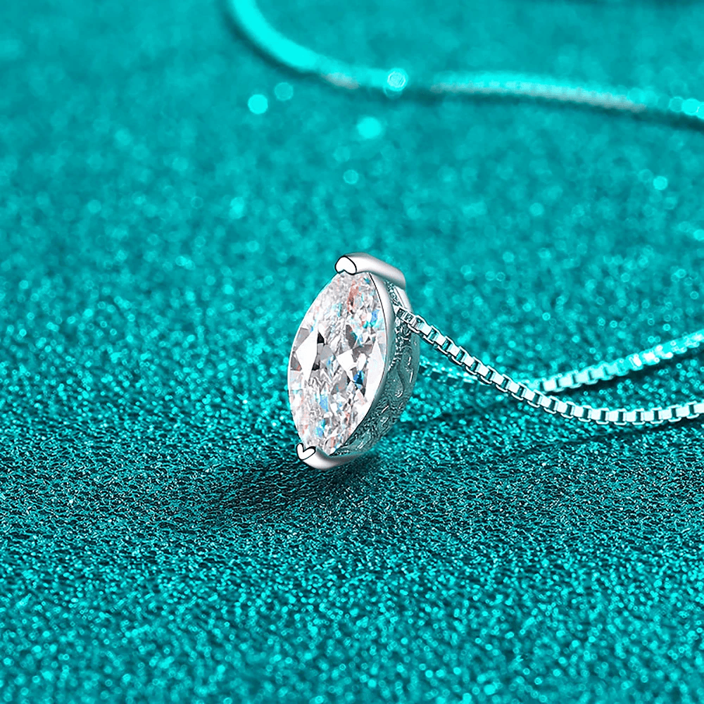 Marquise Moissanite Necklace